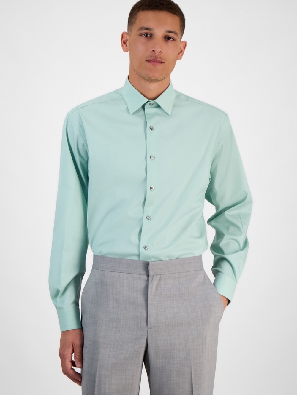 Alfani Men's Regular-Fit Temperature Regulating shirt NWT